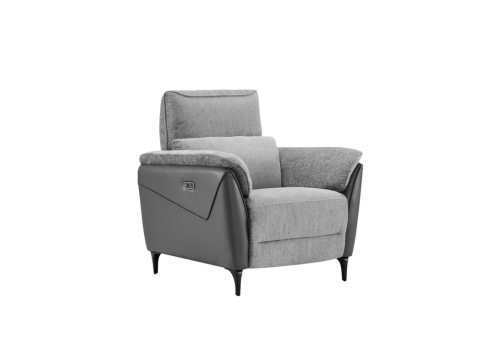 fauteuil amiral gris