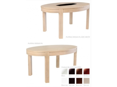 table ovale