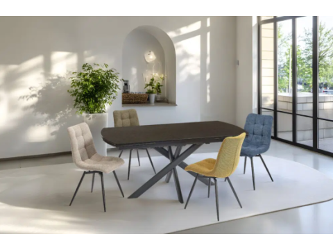 plateau céramique noir veiné