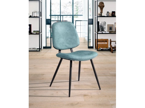 chaise margot bleu turquoise