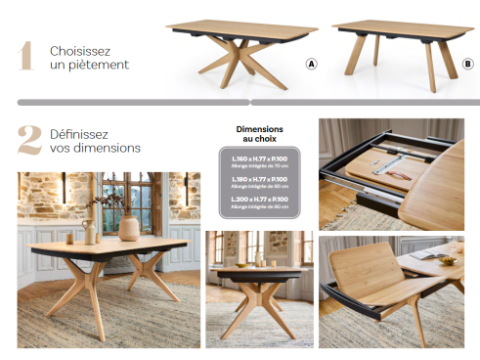 table à la carte