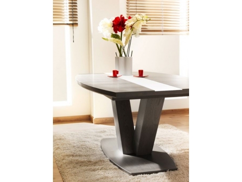 table oxalide pied central