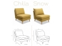 fauteuil snow ou Chila