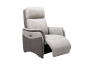 fauteuil mastic et brun taupé